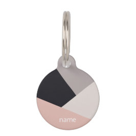 Eleganter moderner stilvoller geometrischer haustiermarke