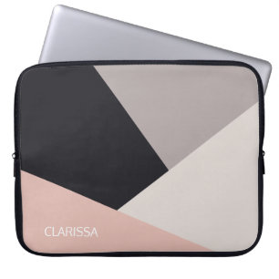 Eleganter moderner stilvoller geometrischer laptopschutzhülle