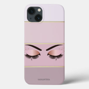 Eleganter moderner Streifen, Lashes C Case-Mate iPhone Hülle