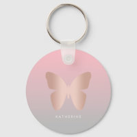 Eleganter moderner, trendiger Goldbutterling aus R