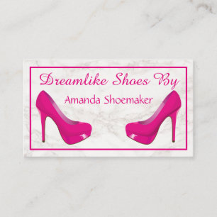 Eleganter, moderner weißer Marmor Visitenkarte