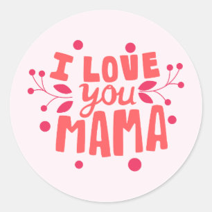 Eleganter Mom-Sticker Mutters Leben Runder Aufkleber