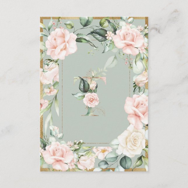 Eleganter Monogram Letter T Wedding Dankeschön Car Dankeskarte (Vorderseite)