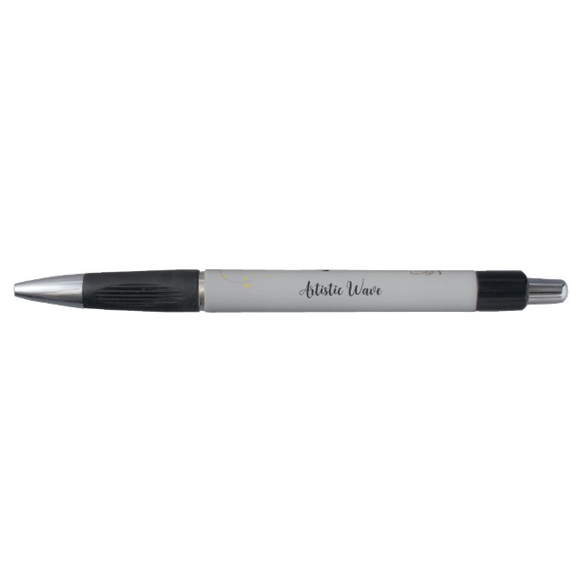 Eleganter Monogramm Honigbiene Stift (Vorderseite)