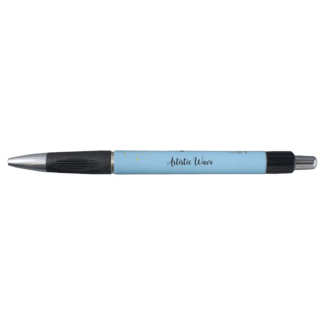 Eleganter Monogramm Honigbiene Stift (Vorderseite)