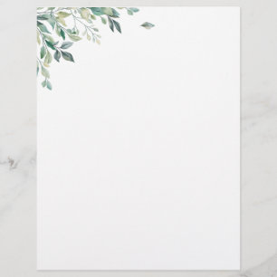 Eleganter Monogramm-Moderner Letterhead Briefbogen