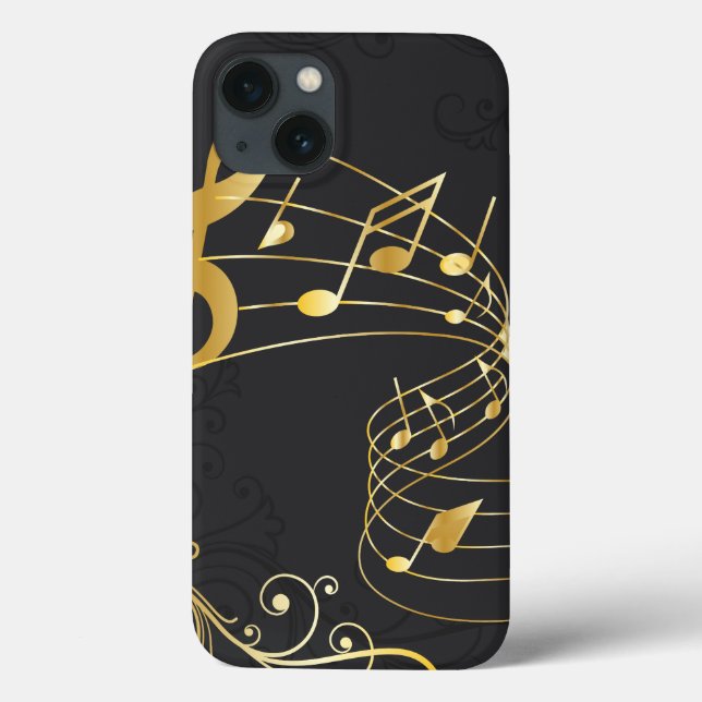 Eleganter Musical Note Luxury Case-Mate iPhone Hülle (Rückseite)