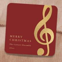 Eleganter Musikalischer Gold Violinenschlüssel Fro