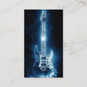 Eleganter Musiker Visitenkarte