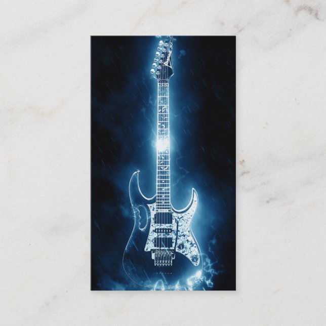 Eleganter Musiker Visitenkarte (Vorderseite)