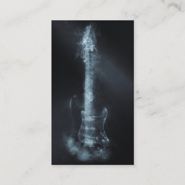 Eleganter Musiker Visitenkarte (Vorderseite)