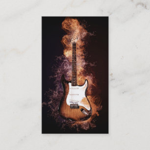 Eleganter Musiker Visitenkarte