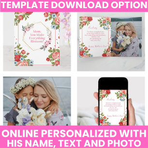 Eleganter Muttertag Karte