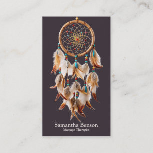 Eleganter Mystic Dreamcatcher Spirituelle Metaphys Visitenkarte