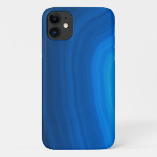 Eleganter Name auf blauem Achat iPhone Kasten Case-Mate iPhone Hülle