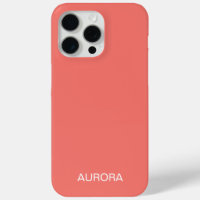 Eleganter Name der Coral Coral - Personalisiert