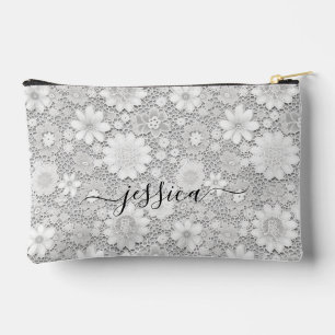 Eleganter Name des Blumenmusters Zubehörtasche