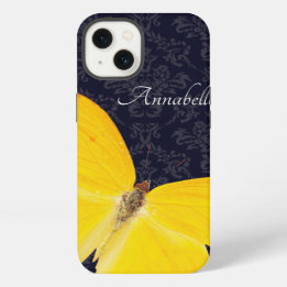 Eleganter Name des Gelben Schmetterlings iPhone 13 Hülle