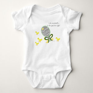 Eleganter Name des Green Yellow Baby Rattle Hospit Strampler