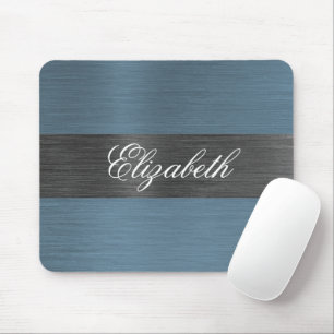 Eleganter Name des roten, gebürsteten Metalls Mousepad