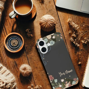 Eleganter Name für die Personalisierte der Blumen Case-Mate iPhone Hülle