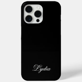 Eleganter Name für Schwarzes Gehäuse und Weißes Mo Case-Mate iPhone Hülle