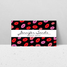 Eleganter Name mit Glam Lip Print for Makeup Artis