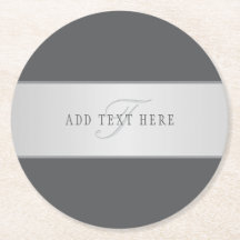 Eleganter Name & Monogramm-Buchstabe (oder anderer