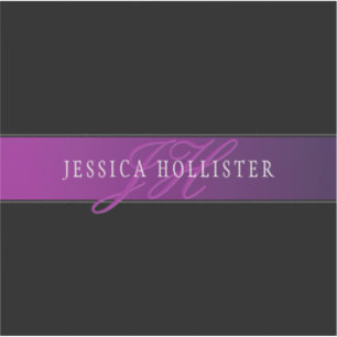 Eleganter Name und Mit Monogramm Initial/s Aufkleber