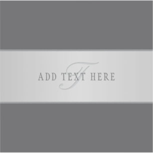 Eleganter Name und Monogrammschrift (oder anderer  Aufkleber