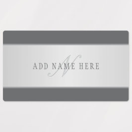 Eleganter Name und Monogrammschrift (oder anderer  Etiketten