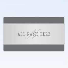 Eleganter Name und Monogrammschrift (oder anderer  Etiketten