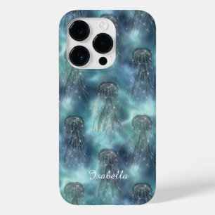 Eleganter nautischer Schimmer Blau Case-Mate iPhone 14 Pro Hülle