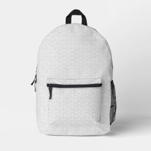 Eleganter neutraler Blumenmuster-Rucksack Bedruckter Rucksack