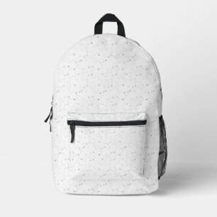 Eleganter neutraler Blumenmuster-Rucksack Bedruckter Rucksack