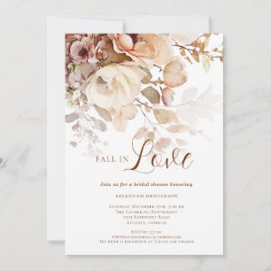 Eleganter neutraler Fall in Liebe Blumenkohl Einladung