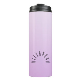 Eleganter neutraler Gradientlavender-Individuelle  Thermosbecher