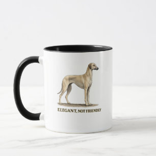 Eleganter, nicht freundlicher Sloughi Tasse