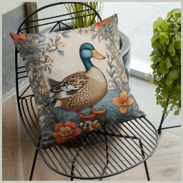 Eleganter Niedlicher Klumpen Vintag floraler Duck Kissen