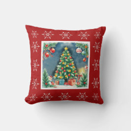 Eleganter Niedlicher stilvoller moderner Winterwei Kissen