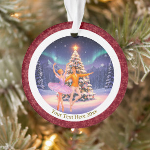 Eleganter Nussknacker-Ballett-Weihnachts-Ballerina Ornament