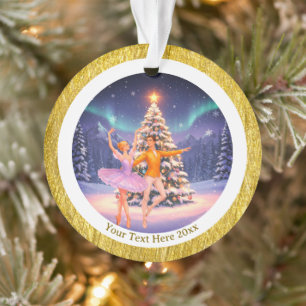 Eleganter Nussknacker-Ballett-Weihnachts-Ballerina Ornament