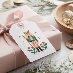 Eleganter Nutcracker Ballet Toy Soldat To & From Geschenkanhänger