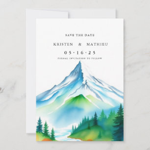 Eleganter Online-Berg Save The Date