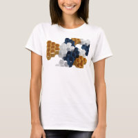 Eleganter Orange ABSTRACT ART Kunstdruck