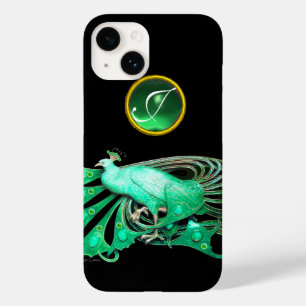 ELEGANTER PAKOCK IN GRÜN, JADE-MONOGRAMM Case-Mate iPhone 14 HÜLLE