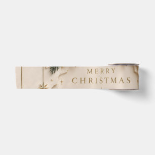 Eleganter Papercut-Christmas, geschichteter Winter Satinband