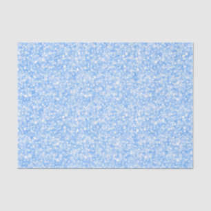 Eleganter Pastel Blue Glitzer und Glitzern Seidenpapier