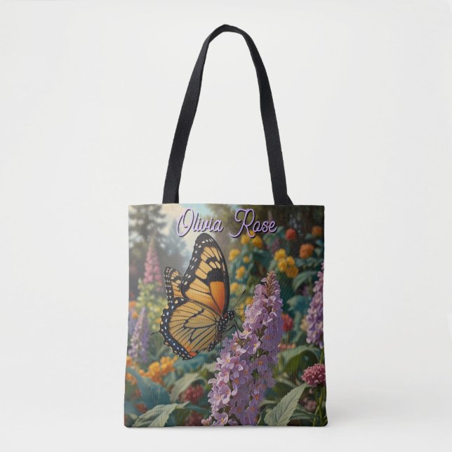 Eleganter pastellfarbener Wildblumengarten mit Sch (Vorderseite)
