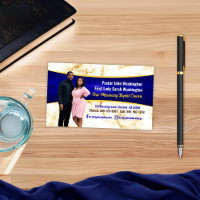 Eleganter Pastor und First Lady Marble Foto Church